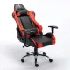 Игровое кресло  "Hunter GM-130", две подушки, экокожа, черное/красное, 532797. Фото товара с разных ракурсов.