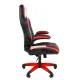 Офисное кресло Chairman Game 15 Россия экокожа черный/красный/белый. Фото товара с разных ракурсов.
