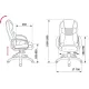 Кресло руководителя Бюрократ CH-839/BLACK черный Пегас искусственная кожа. Фото товара с разных ракурсов.