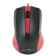 Мышь Oklick 225M черный, красный оптическая (1200dpi) USB (2but). Фото товара с разных ракурсов.